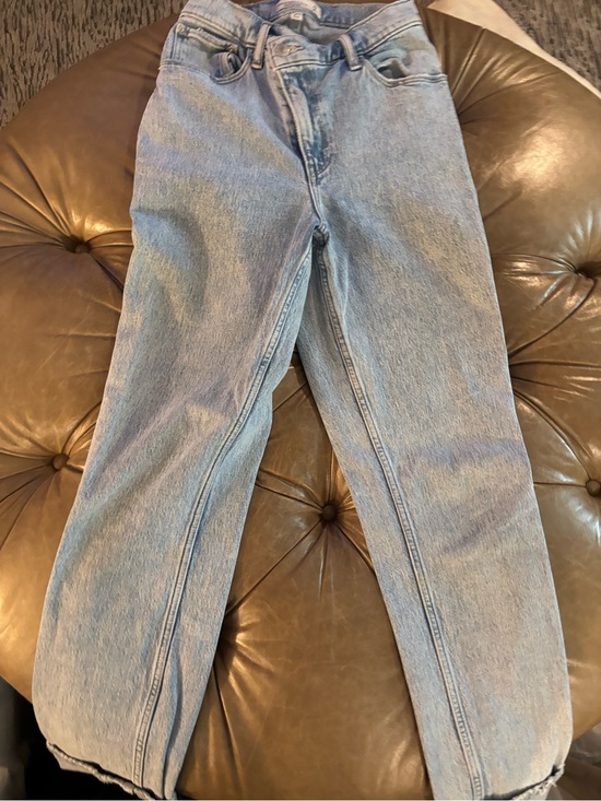 Abercrombie & Fitch Denim - Abercrombie & Fitch Light Wash crossover waste jeans